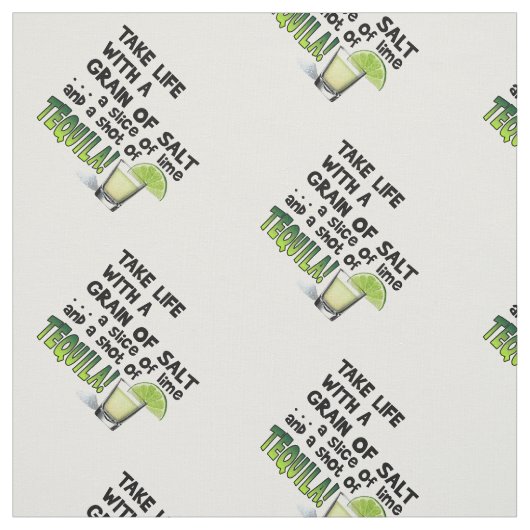 FABRIC - LEBEN, LIMON, SALZ, TEQUILA! STOFF (Muster)