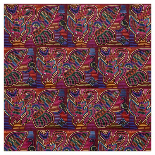 Fabric - Panama Birds Stoff (Muster)