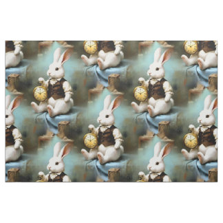 Fabric Panel Storybook Bunny Stoff