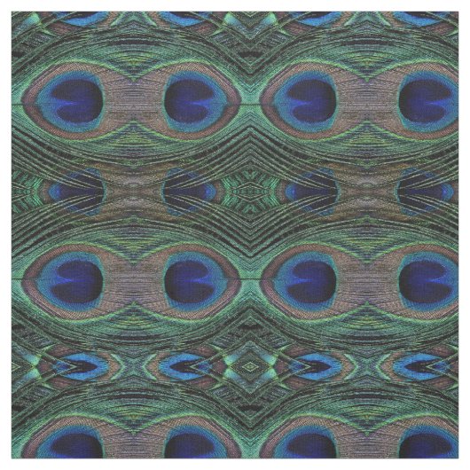 Fabric Peacock Feathers Stoff (Muster)