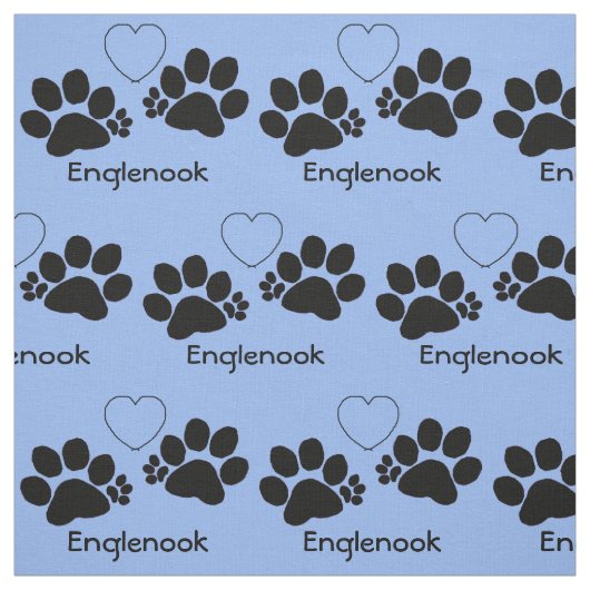 Fabric - Polydactyl Pet Paws Stoff (Muster)