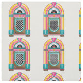 Fabric - Pop Art Jukebox Stoff (Muster)