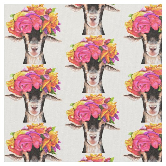 Fabric - Posey die Ziege Stoff (Nahaufnahme)