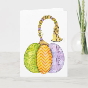 Fabric Pumpkin Karte