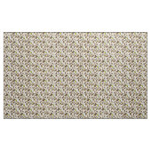 Fabric Sheep Brown Hearts Bumblebee Stoff (Yard (91,4 cm))