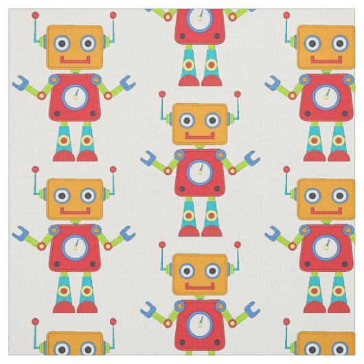 Fabric - Stitch Robot Stoff (Muster)