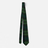 Fabric Tartan Neck Tie Krawatte (Rückseite)