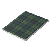 Fabric Tartan Notepad Notizblock (Rotiert)