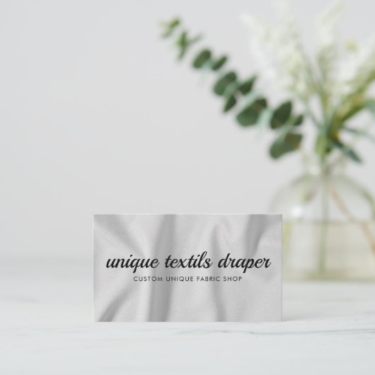 Fabric Textile Tailor Visitenkarte (Stehend Vorderseite)