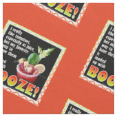 FABRIC - Tomaten? Laden Sie sie mit BOOZE hoch! Stoff (Nahaufnahme)