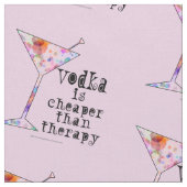 FABRIC - VODKA ist billiger als Therapie! Stoff (Nahaufnahme)