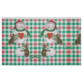 Fabric von Herz und Snowman Friends Stoff (Fat Quarter (45,7 x 55,9 cm))
