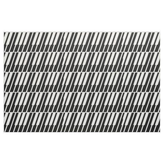 Fabric White Piano Keys Stoff (Yard (91,4 cm))