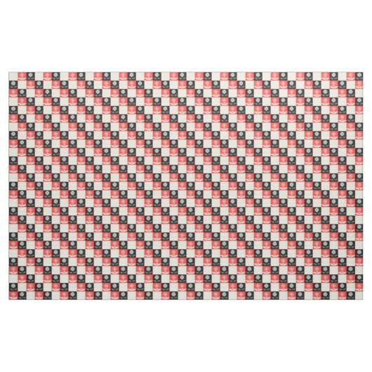 Fabric with a pattern with contrasting squares stoff (Fat Quarter (45,7 x 55,9 cm))