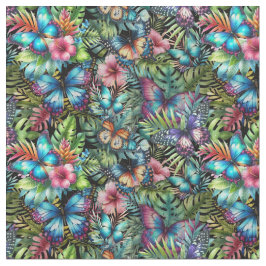 Fabric with snowstorms “Flight in the jungle” Stoff