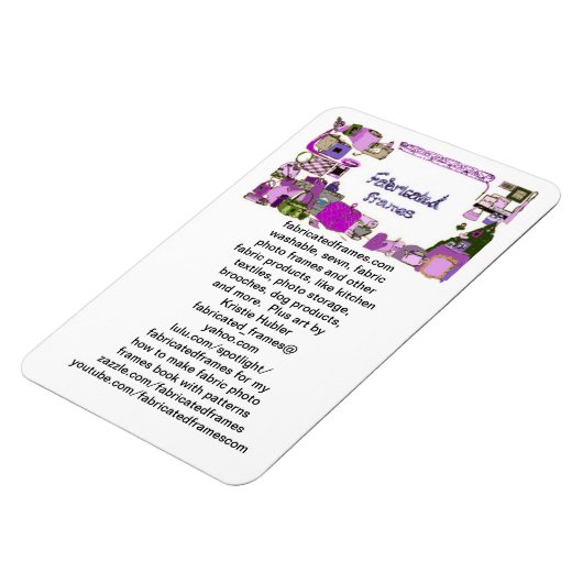 fabricatedframes.com Logo Premium Flexi Magnet (Linke Seite)