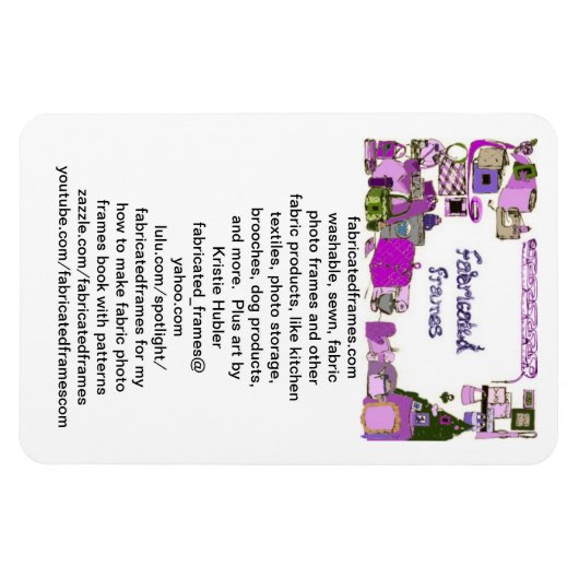 fabricatedframes.com Logo Premium Flexi Magnet (Horizontal)