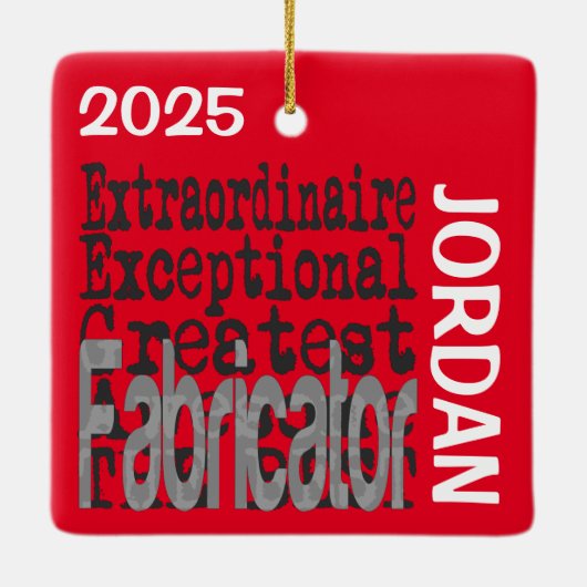 Fabricator Extraordinaire CUSTOM Keramikornament (Rückseite)