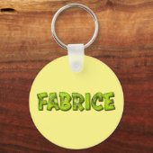 Fabrice Name Kiwi Design Schlüsselanhänger (Vorderseite)