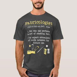 Fabricologin Funny Quilter GIft Quilting Nähen T-Shirt