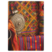 Fabrics, Bhutan Klemmbrett (Rückseite)