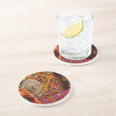 Fabrics, Bhutan Sandstein Untersetzer (Seite)