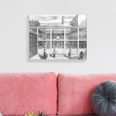 Fabrik für Schießpatronen, Usine Chaudun Leinwanddruck (Insitu (Wohnzimmer))