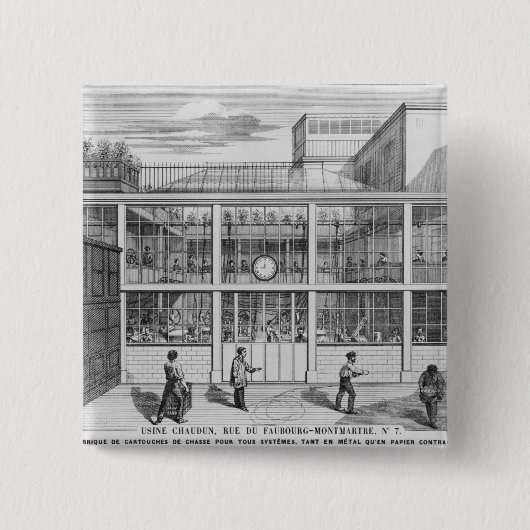 Fabrik für Schrotflintepatronen, Usine Chaudun Button (Vorderseite)