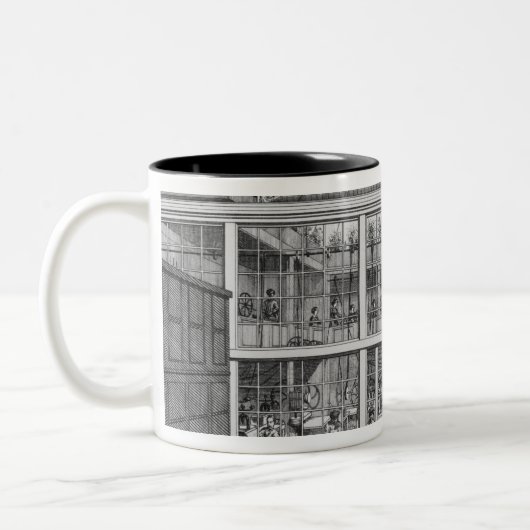 Fabrik für Schrotflintepatronen, Usine Chaudun Zweifarbige Tasse (Links)