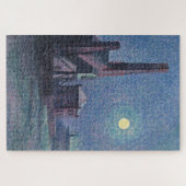 Fabrik im Mondschein (urbane Landschaft) (Luce) Puzzle (Horizontal)