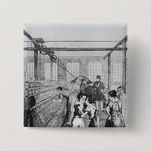 Fabrik-Kind- oder Liebe conquerd Furcht Button (Vorderseite)