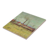 Fabriken in Asnieres von Vincent van Gogh Fliese (Seite)