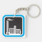 Fabrikischer Schlüsselanhänger (Rückseite)