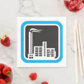 Fabrikpapier Napkins Serviette (Beispiel)