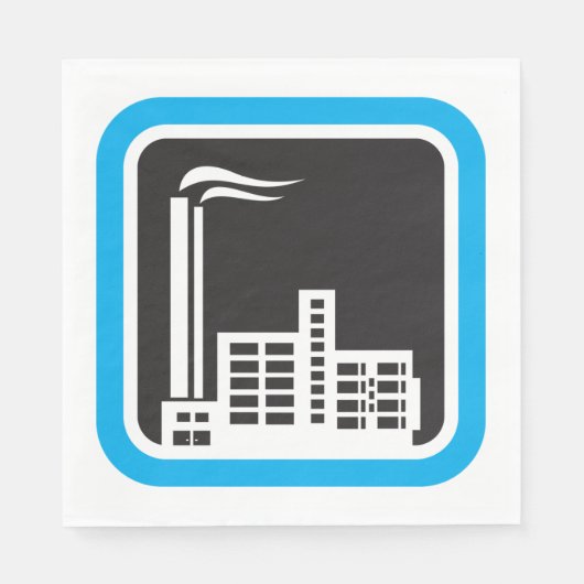 Fabrikpapier Napkins Serviette (Vorderseite)