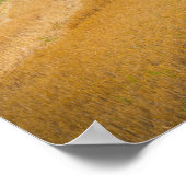 Fabrikschornsteine mit gelbem Feld Poster (Ecke)