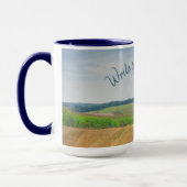 Fabrikschornsteine mit gelbem Feld Tasse (Links)