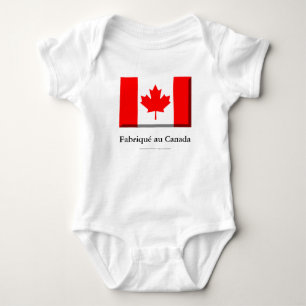 Fabriqué Au Kanada Baby Strampler