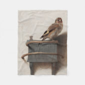Fabritius Die Goldfinch Malerei Art Print Fleecedecke (Vorderseite)
