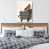 Fabritius Die Goldfinch Malerei Art Print Leinwanddruck (Insitu (Schlafzimmer))