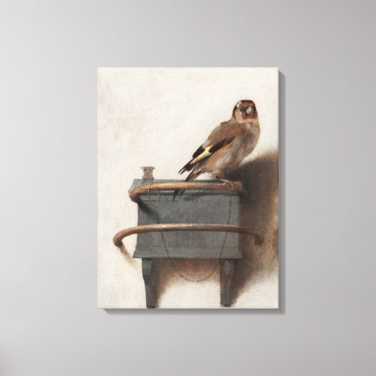 Fabritius Die Goldfinch Malerei Art Print Leinwanddruck (Vorderseite)