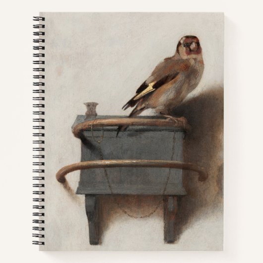 Fabritius Die Goldfinch Malerei Art Print Notizblock (Vorderseite)