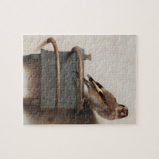 Fabritius Die Goldfinch Malerei Art Print Puzzle (Horizontal)
