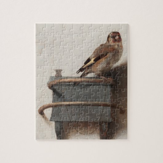 Fabritius Die Goldfinch Malerei Art Print Puzzle (Vertikal)