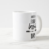 Fabu Lash Day Jumbo-Tasse (Vorderseite Rechts)
