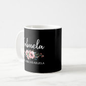 Fabuela Definition I - Fabulous Abuela Flower Kaffeetasse (Vorderseite Links)