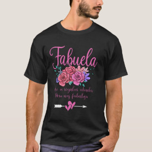 Fabuela Oma Lustige Spanische Oma Definition T-Shirt