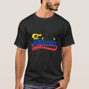 Fabuela Venezuela Flag Bandera Venezuela Art Woma T-Shirt