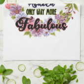 Fabuela wie ein regelmäßiger Abuela nur Weg vorbil Geschirrtuch (Gefaltet)