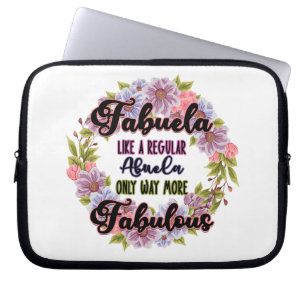 Fabuela wie ein regelmäßiger Abuela nur Weg vorbil Laptopschutzhülle